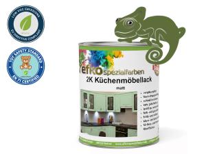 2K Küchenmöbellack Farngrün RAL 6025 Set