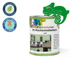 2K Küchenmöbellack Reingruen RAL 6037 Set