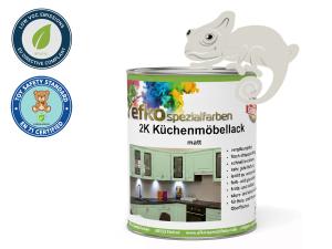 2K Küchenmöbellack Grauweiß RAL 9002 Set