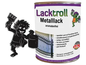 Metalllack Schwarzbraun RAL 8022