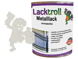 Metalllack Grauweiß RAL 9002