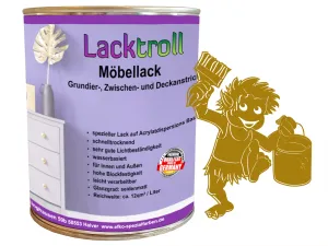 Möbellack 3in1 Currygelb RAL 1027