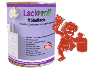 Möbellack 3in1 - Blutorange RAL 2002