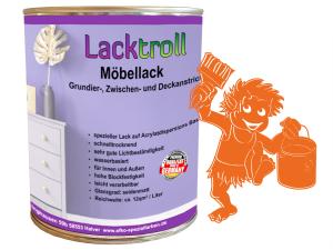 Möbellack 3in1 - Hellrotorange RAL 2008