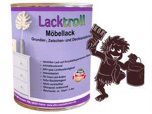 Möbellack 3in1 - Schwarzrot RAL 3007