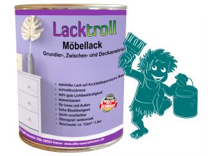 Möbellack 3in1 - Wasserblau RAL 5021