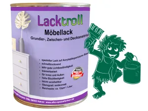 Möbellack 3in1 - Türkisgrün RAL 6016