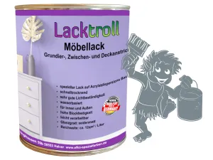 Möbellack 3in1 - Fehgrau RAL 7000