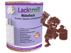 Möbellack 3in1 - Rotbraun RAL 8012