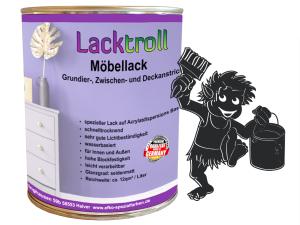 Möbellack 3in1 - Graphitschwarz RAL 9011