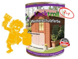 Wetterschutzfarbe 2in1 Rapsgelb RAL 1021