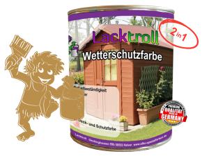 Wetterschutzfarbe 2in1 Ockergelb RAL 1024