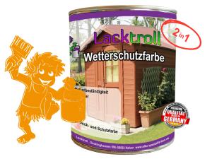 Wetterschutzfarbe 2in1 Sonnengelb RAL 1037