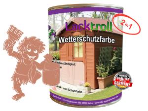 Wetterschutzfarbe 2in1 Beigerot RAL 3012
