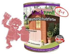 Wetterschutzfarbe 2in1 Altrosa RAL 3014