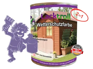 Wetterschutzfarbe 2in1 Blaulila RAL 4005