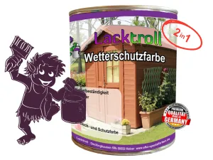 Wetterschutzfarbe 2in1 Purpurviolett RAL 4007