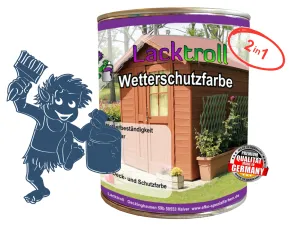 Wetterschutzfarbe 2in1 Violettblau RAL 5000