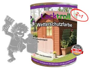 Wetterschutzfarbe 2in1 Signalgrau RAL 7004