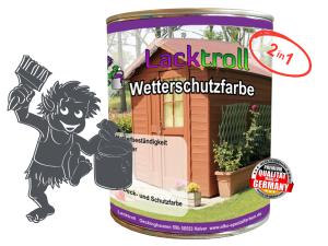 Wetterschutzfarbe 2in1 Schiefergrau RAL 7015
