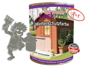Wetterschutzfarbe 2in1 Betongrau RAL 7023