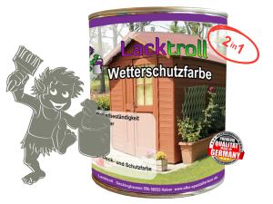 Wetterschutzfarbe 2in1 Zementgrau RAL 7033
