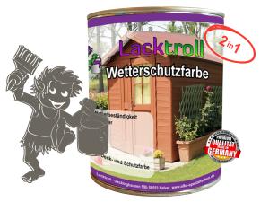 Wetterschutzfarbe 2in1 Quarzgrau RAL 7039