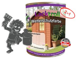 Wetterschutzfarbe 2in1 Verkehrsgrau B RAL 7043