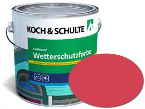 Wetterschutzfarbe Erdbeerrot RAL 3018 Lignolan®