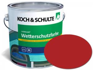 Wetterschutzfarbe Feuerrot RAL 3000 Lignolan®