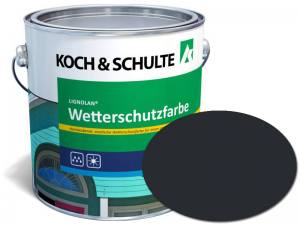 Wetterschutzfarbe Graphitschwarz RAL 9011 Lignolan®