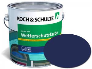 Wetterschutzfarbe Kobaltblau RAL 5013 Lignolan®