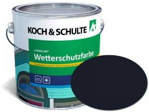 Wetterschutzfarbe Schwarzblau RAL 5004 Lignolan®