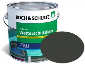 Wetterschutzfarbe Schwarzgrün RAL 6012 Lignolan®