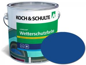 Wetterschutzfarbe Signalblau RAL 5005 Lignolan®