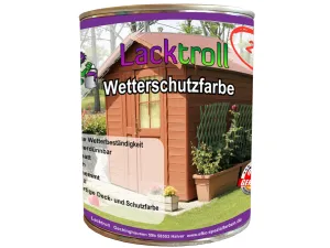 Wetterschutzfarbe 2in1 Orientrot RAL 3031