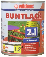 Buntlack 2in1 glänzend | 750 ml | RAL 7001 Silbergrau - Wilckens