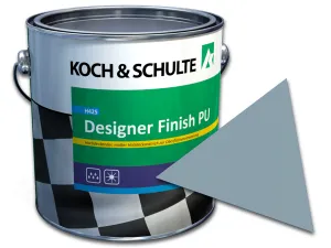 Designer Finish PU Mittelgrau