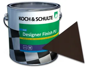 Designer Finish PU Schokobraun