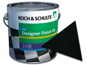 Designer Finish PU Schwarz