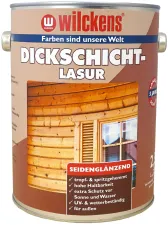 Dickschichtlasur seidenglänzend | 2,5 L | Nussbaum - Wilckens