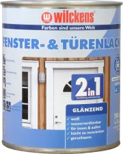 Fenster- & Türenlack 2in1 glänzend | 750 ml | Weiß - Wilckens