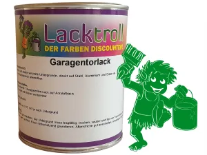 Garagentorlack Reingrün RAL 6037