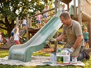 2K Gartenrutschenlack Bordeauxviolett RAL 4004