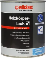 Heizkörperlack seidenmatt | 750 ml | Weiß - Wilckens Professional