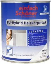 PU-Hybrid Heizkörperlack glänzend | 750 ml | Weiß - einfach Schöner Farbwelten