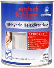 PU-Hybrid Heizkörperlack seidenmatt | 750 ml | Weiß - einfach Schöner Farbwelten