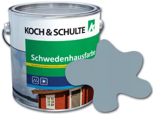 Schwedenhausfarbe Mittelgrau