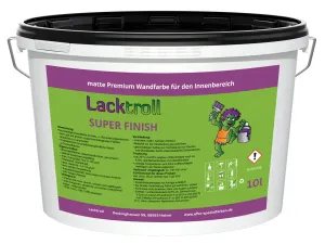 Super Finish Wandfarbe | Schneeweiß