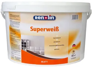 Superweiß matt | 10 L - Renolin